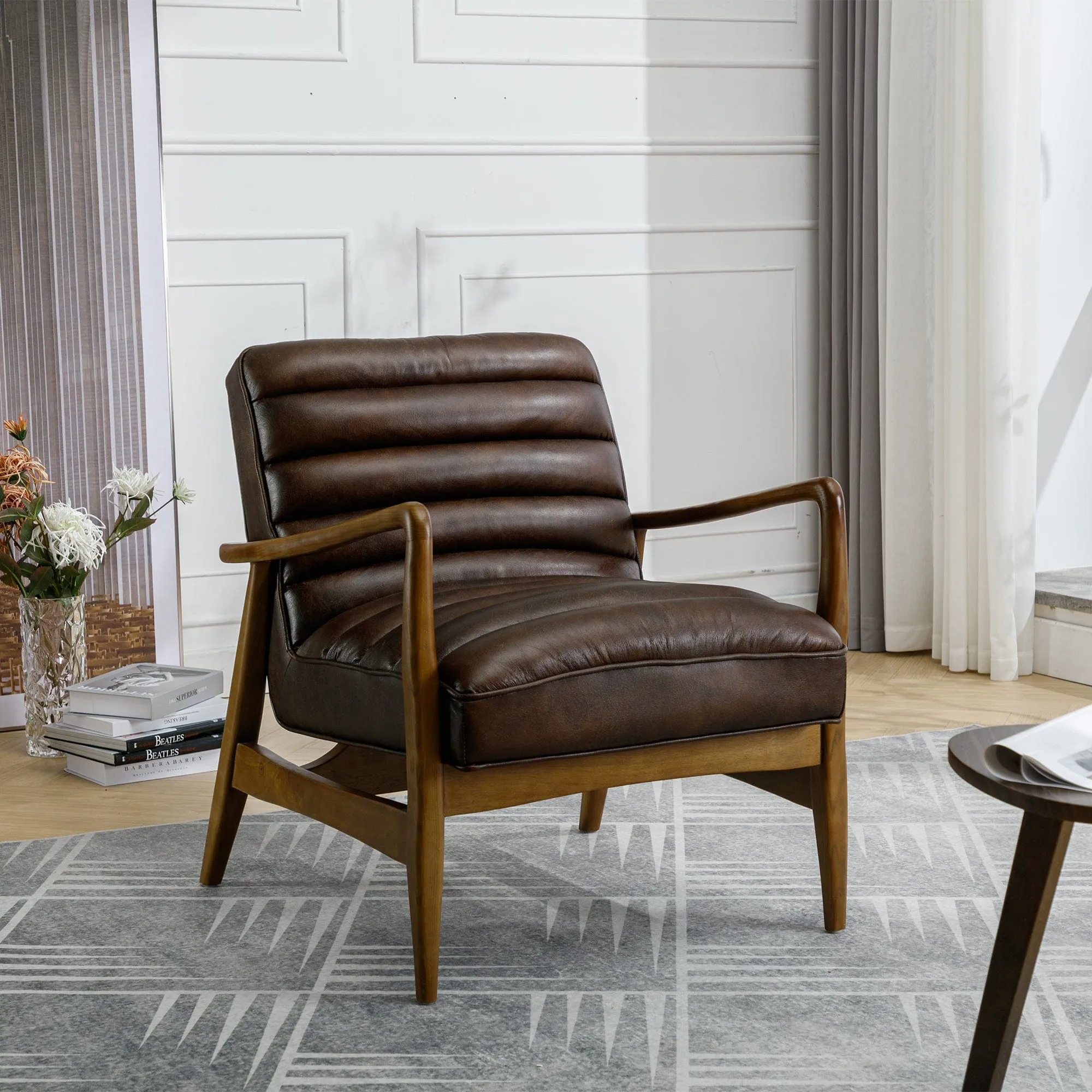 Charlotte - Accent Chair In Leather