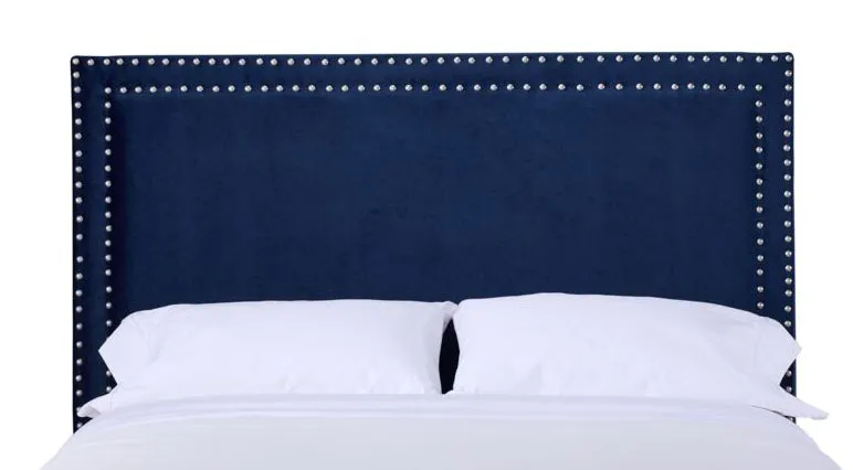 Chloe King Headboard - Navy