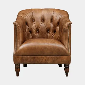 Coningsby - Accent Chair In Leather