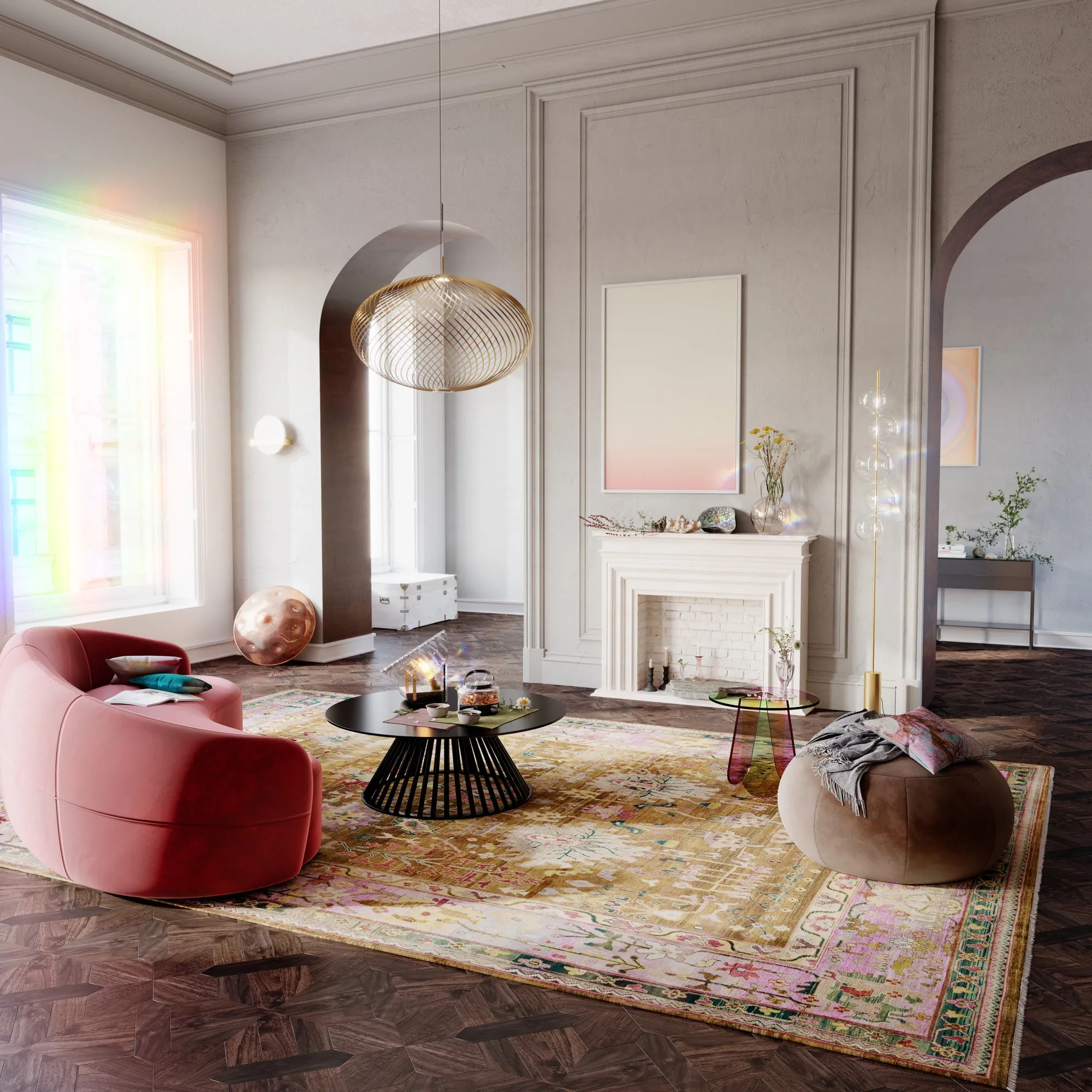 Curved Sofa