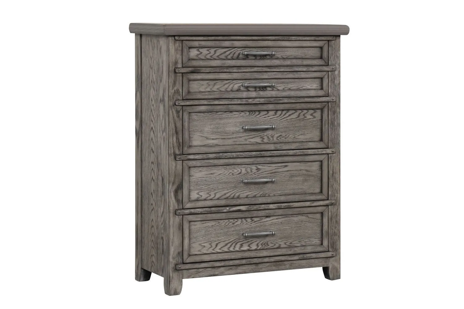 Dahlia 5-Drawer Chest - Grey
