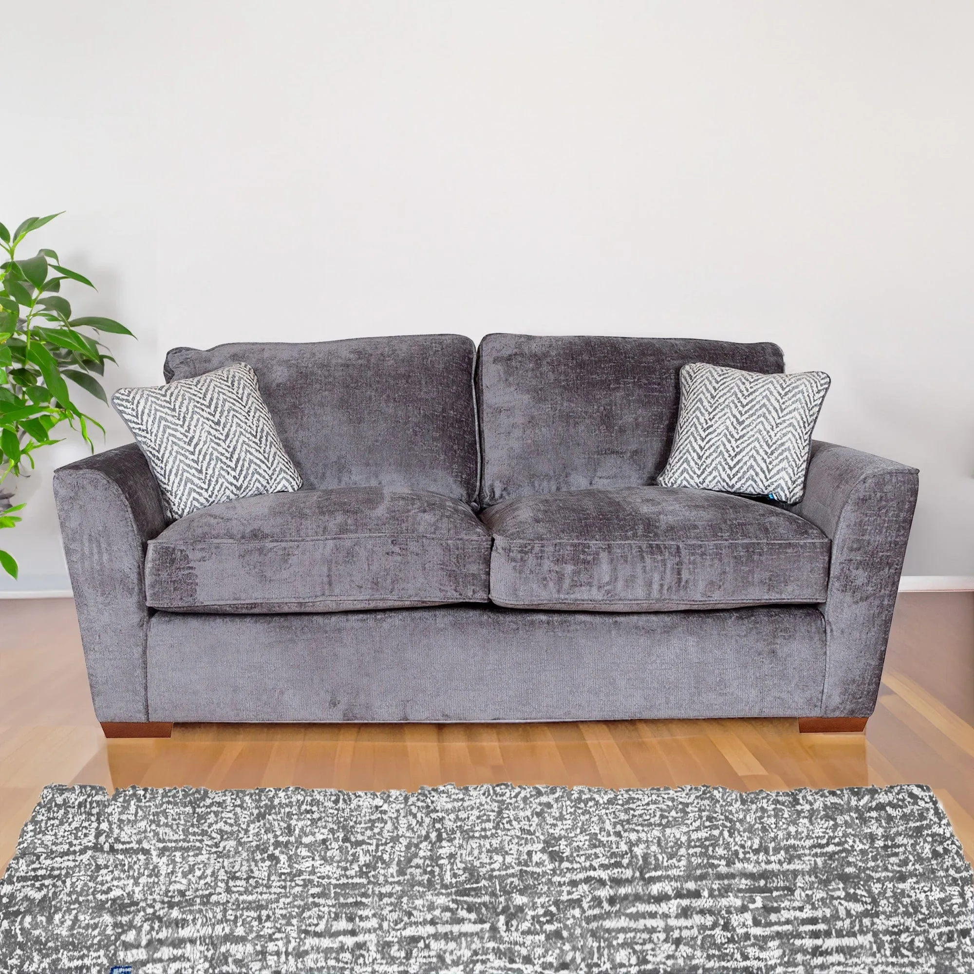 Dallas - 3 Seat Standard Back Sofa In Fabric