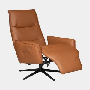 Danube - Power Recliner Swivel Chair In Leather