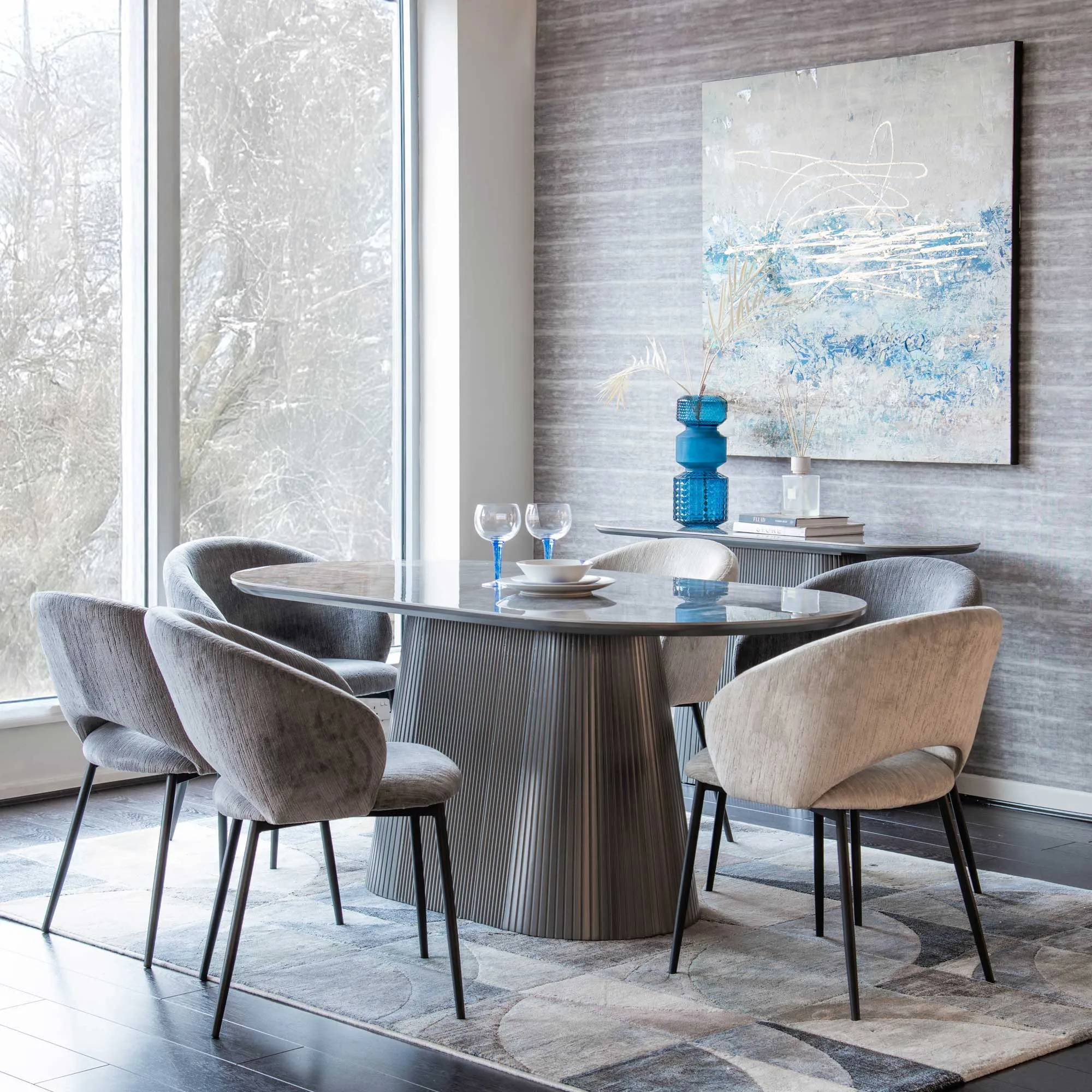 Dario - Dining Chair In Fabric