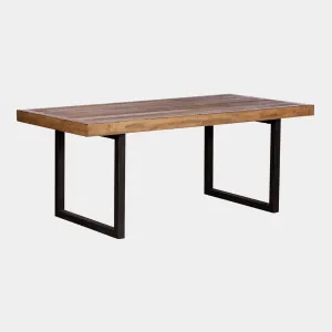 Delta - 180cm Dining Table In Reclaimed Timber
