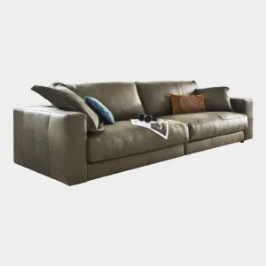 Domino - 4 Seat Sofa In Leather