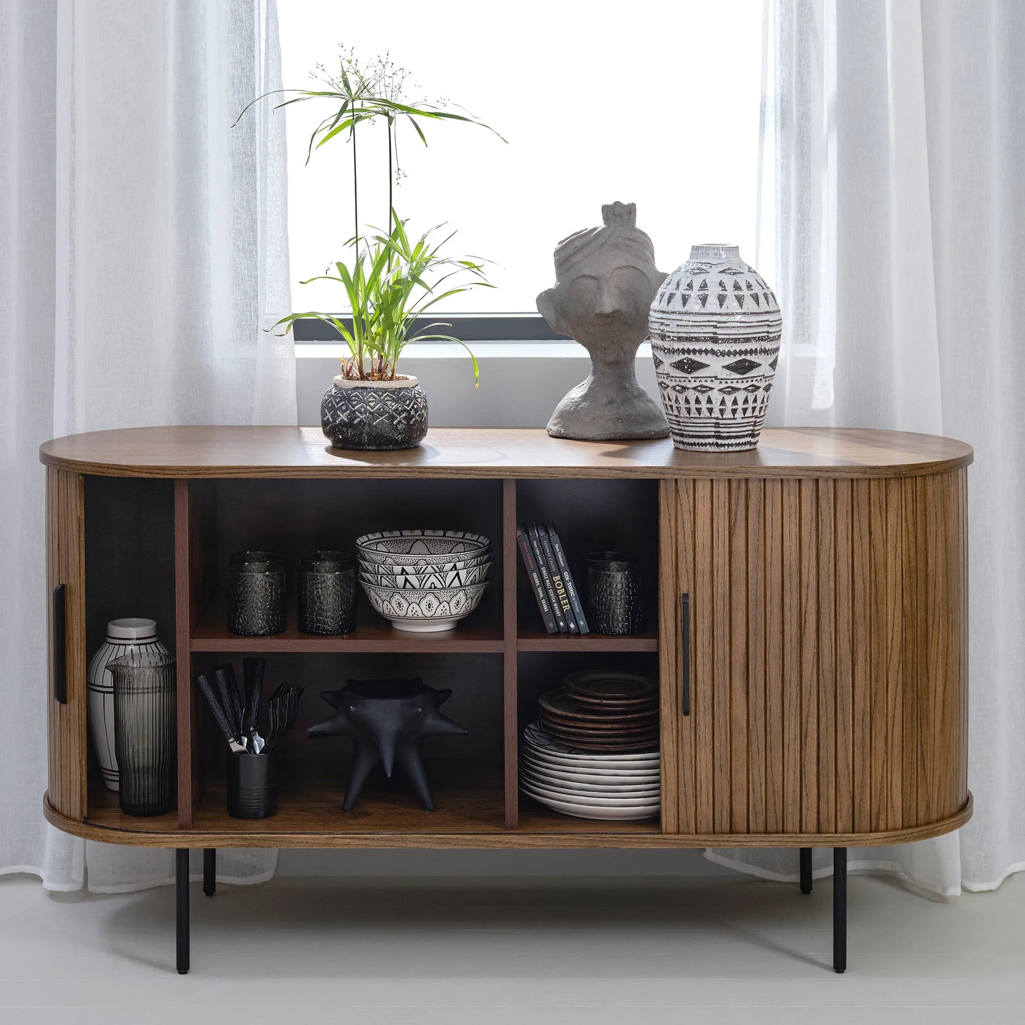 Eden - 140cm Sideboard In Smoked Oak Finish