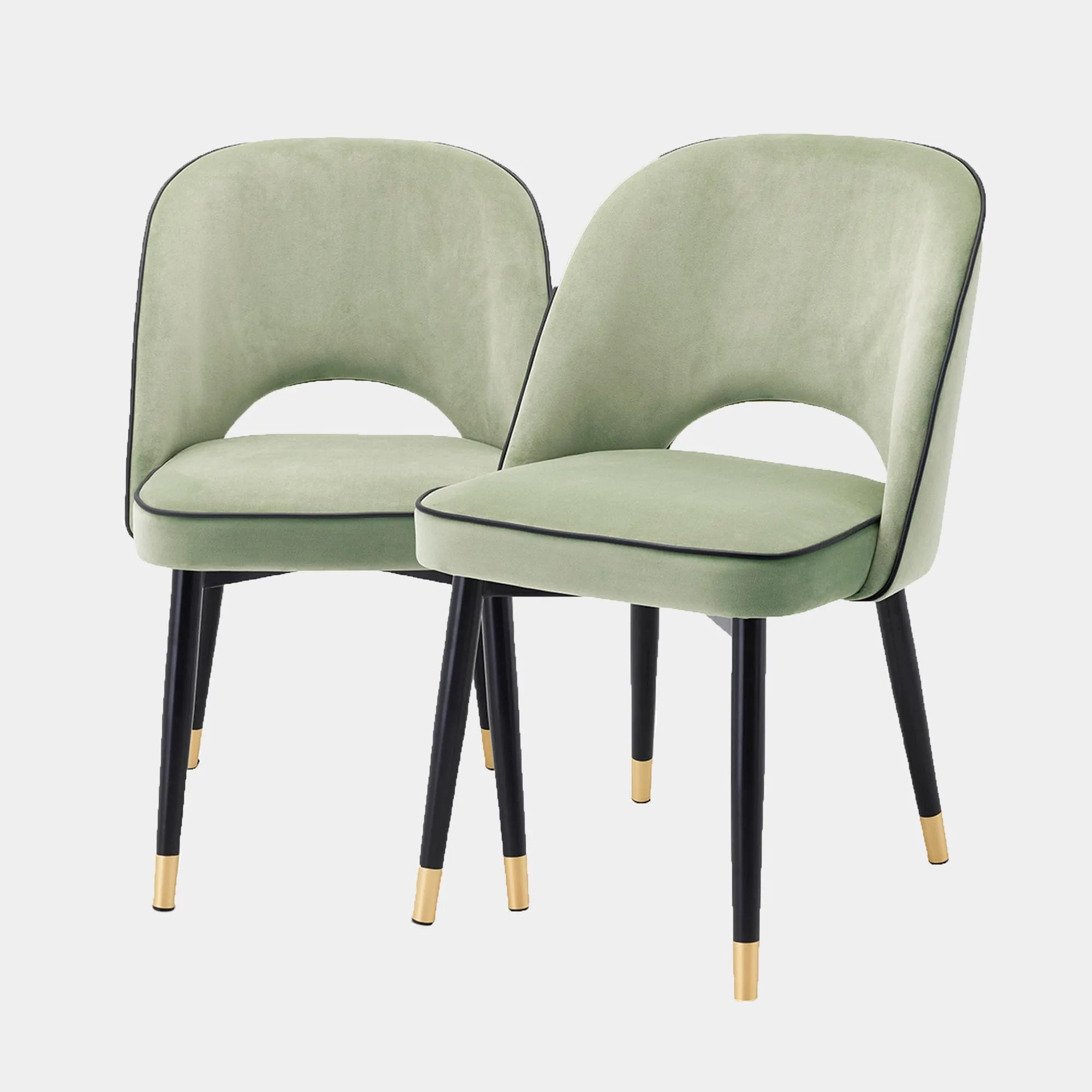 Eichholtz Cliff - Set Of 2 Dining Chairs In Fabric
