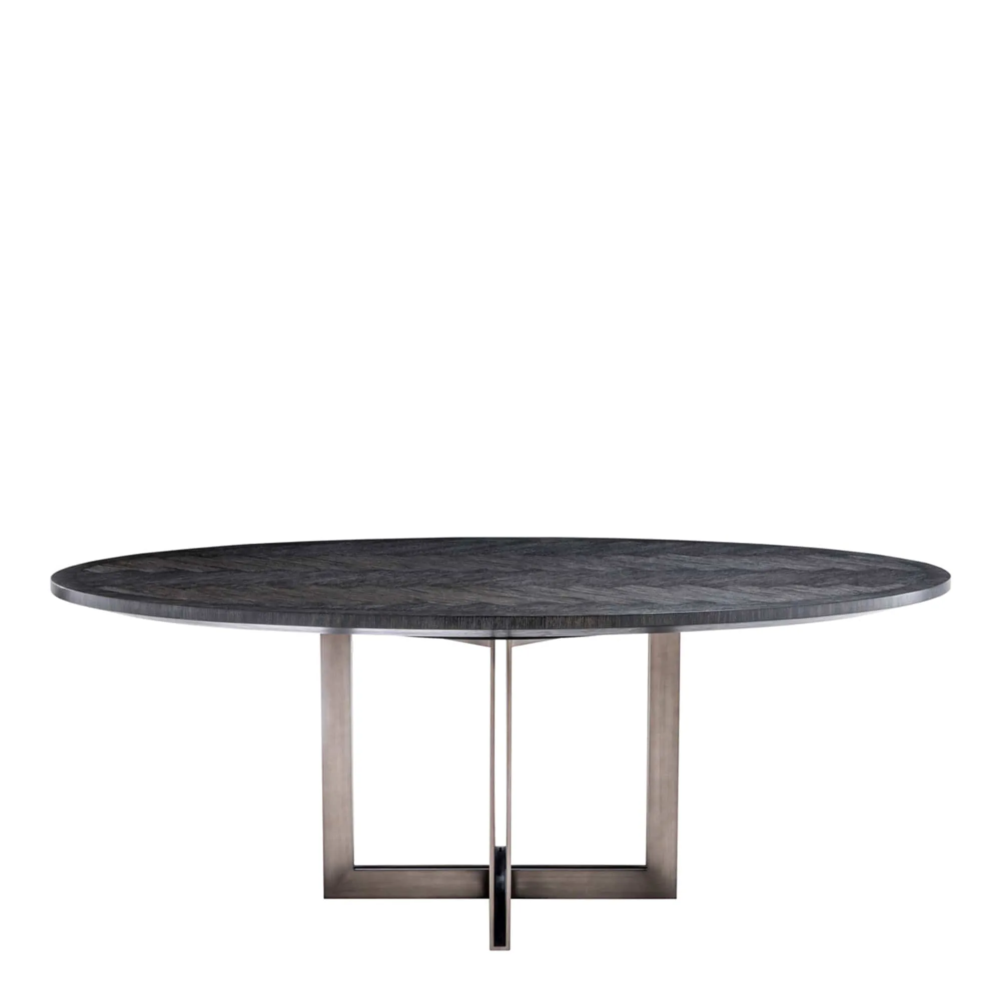 Eichholtz Melchior - 200cm Oval Dining Table In Oak Veneer