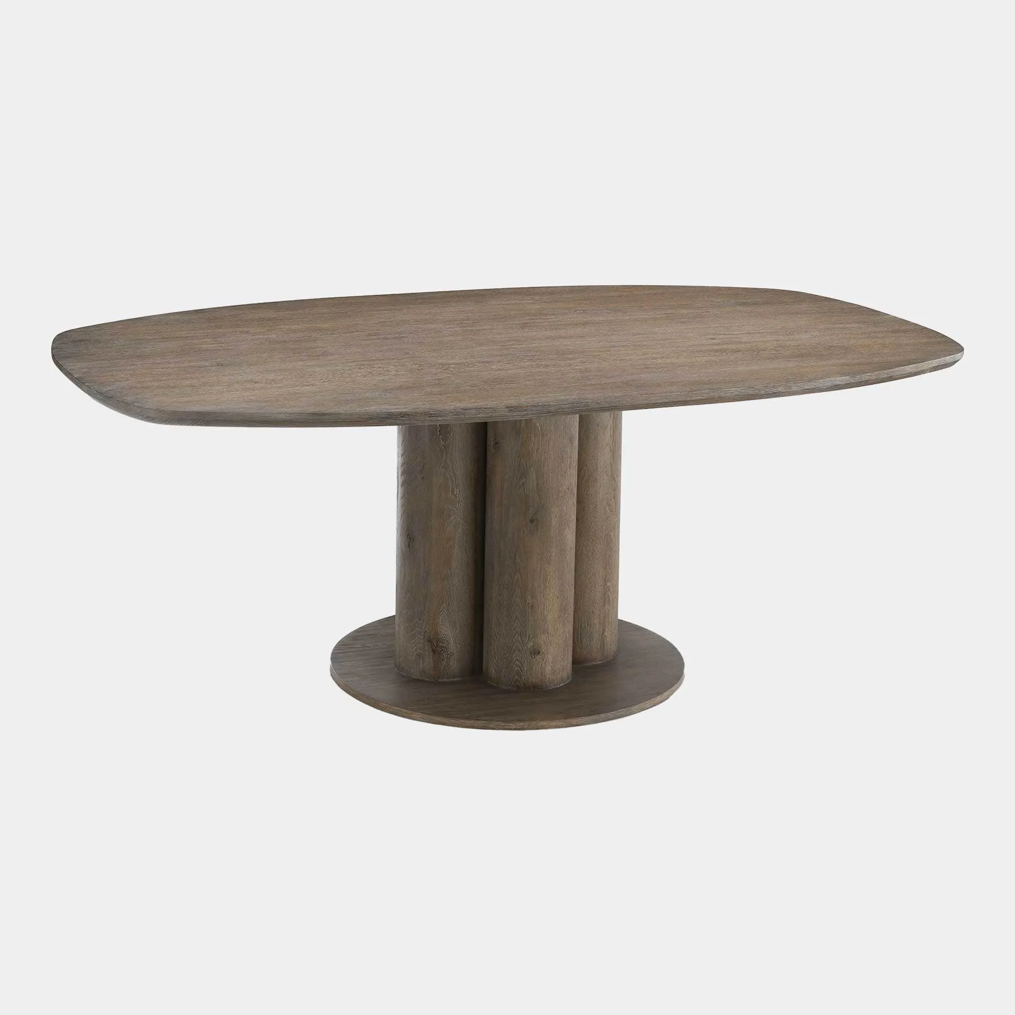 Eichholtz Westwood - 200cm Oval Dining Table - Silverstone Oak Veneer