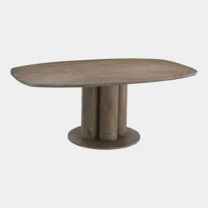 Eichholtz Westwood - 200cm Oval Dining Table - Silverstone Oak Veneer