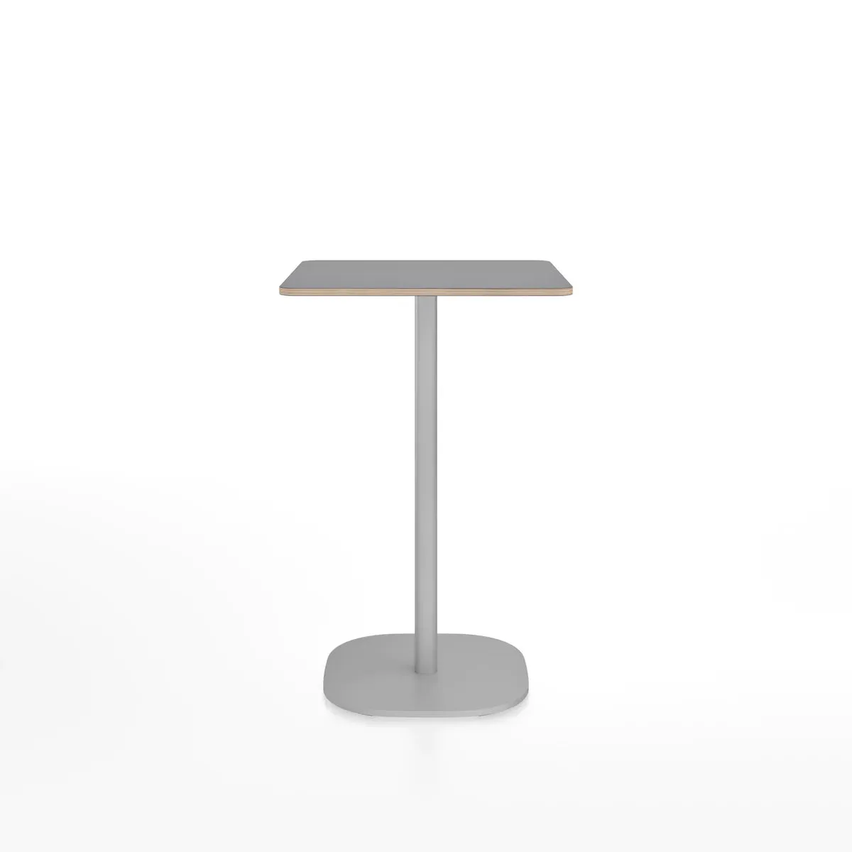 Emeco 2 Inch Flat Base Counter Height Table - Rectangular Top