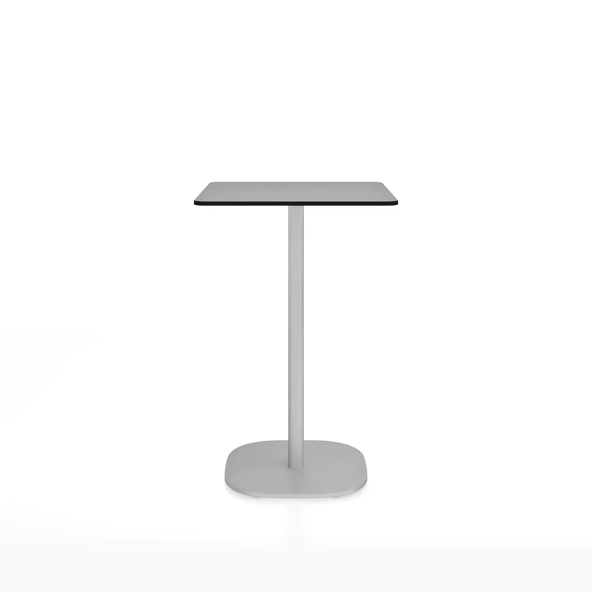 Emeco 2 Inch Flat Base Counter Height Table - Rectangular Top