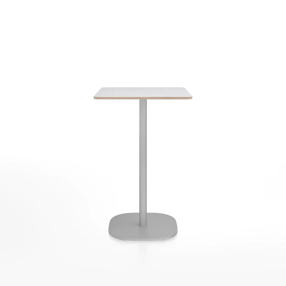 Emeco 2 Inch Flat Base Counter Height Table - Rectangular Top