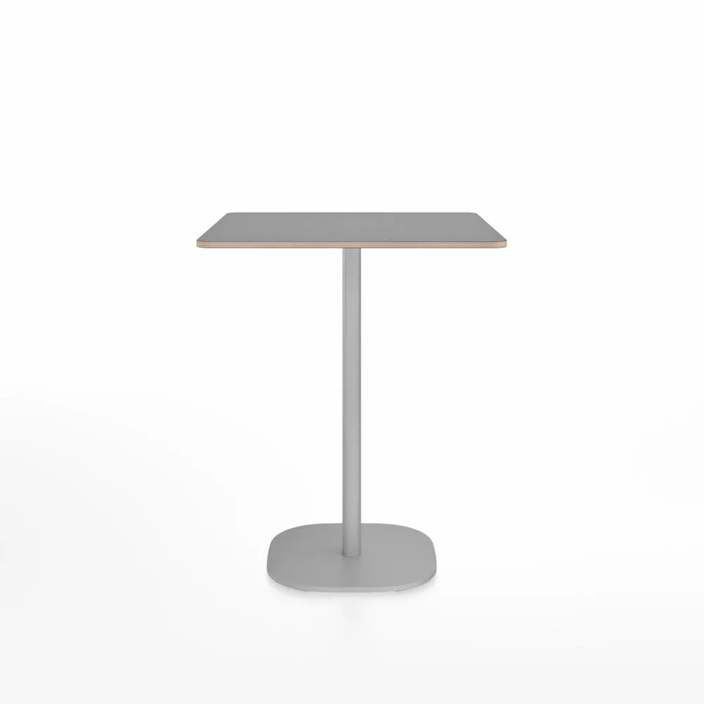 Emeco 2 Inch Flat Base Counter Height Table - Square Top