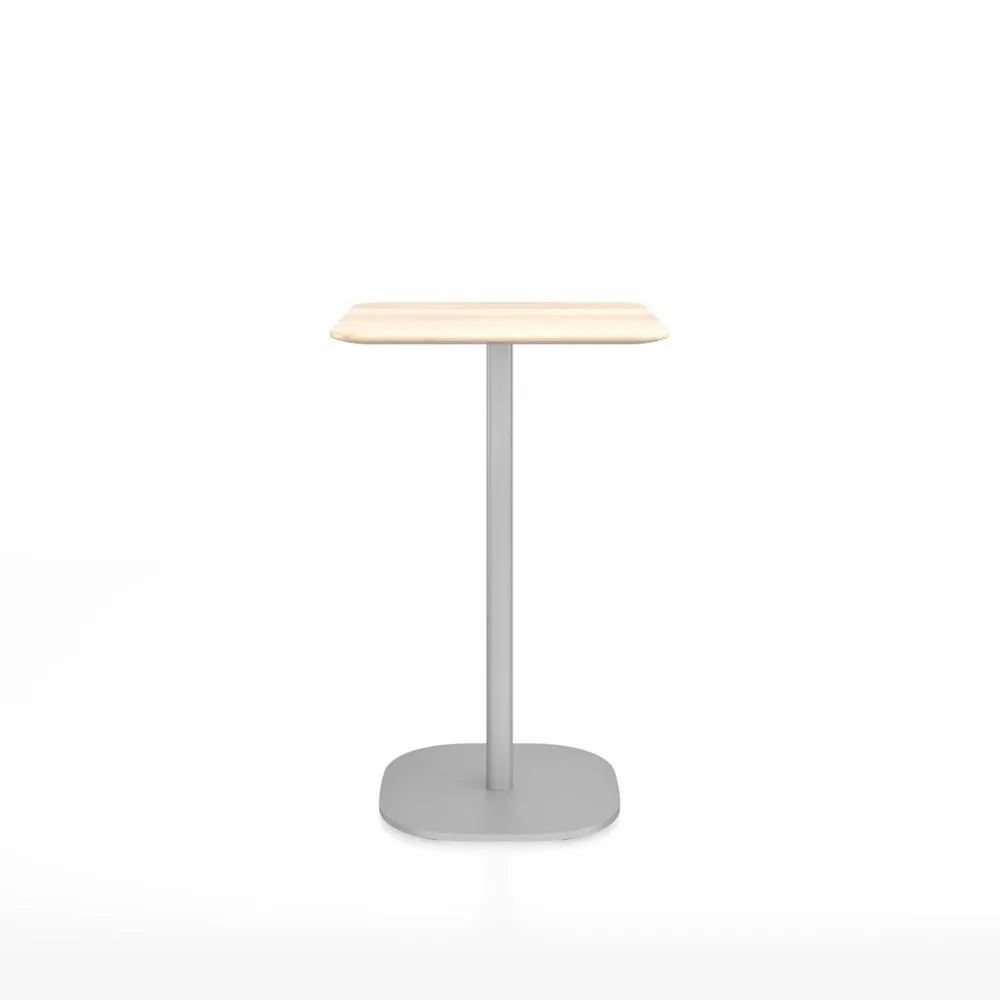 Emeco 2 Inch Flat Base Counter Height Table - Square Top