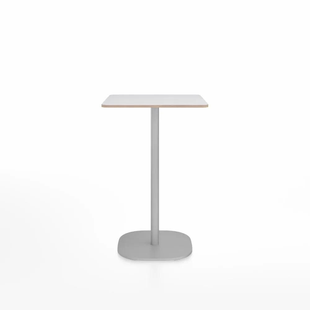 Emeco 2 Inch Flat Base Counter Height Table - Square Top