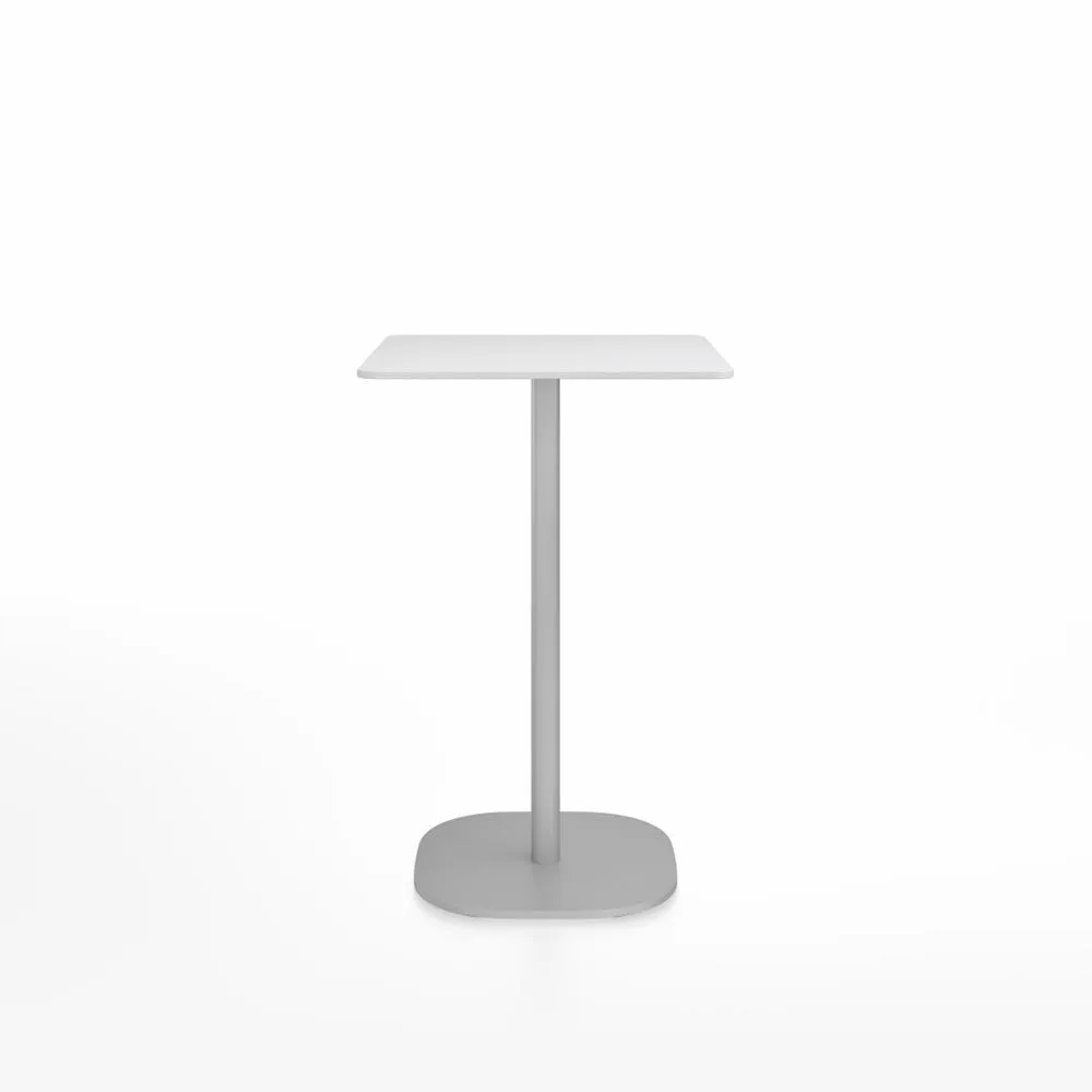 Emeco 2 Inch Flat Base Counter Height Table - Square Top