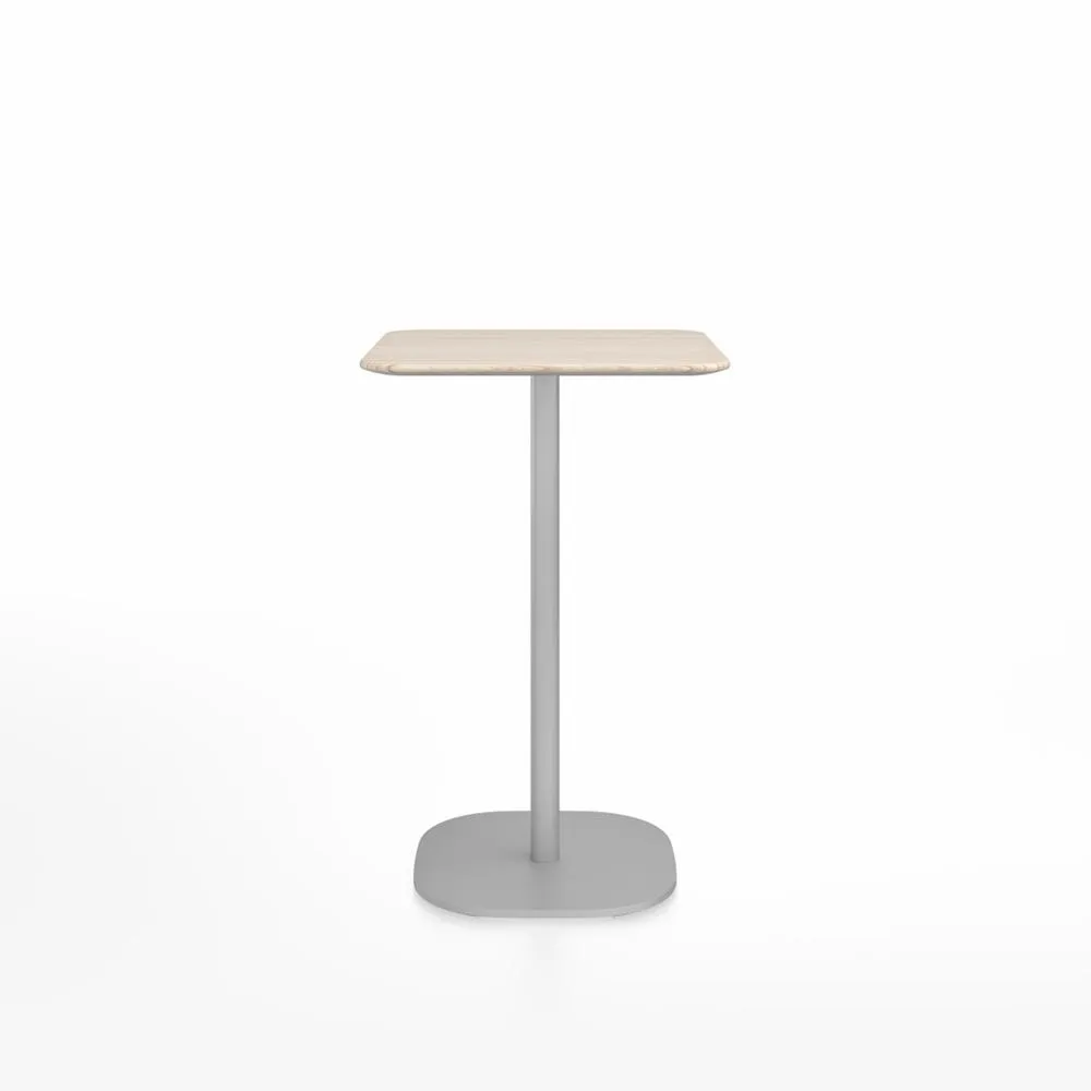 Emeco 2 Inch Flat Base Counter Height Table - Square Top