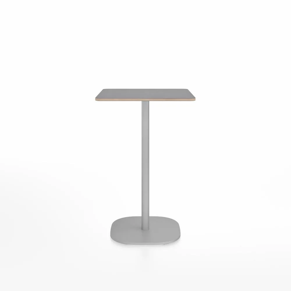 Emeco 2 Inch Flat Base Counter Height Table - Square Top