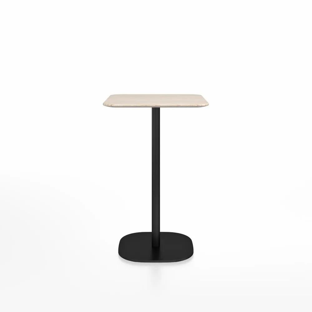 Emeco 2 Inch Flat Base Counter Height Table - Square Top