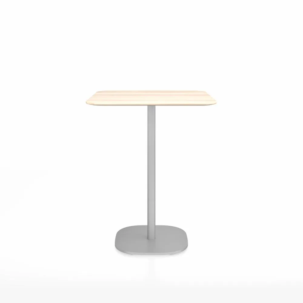Emeco 2 Inch Flat Base Counter Height Table - Square Top