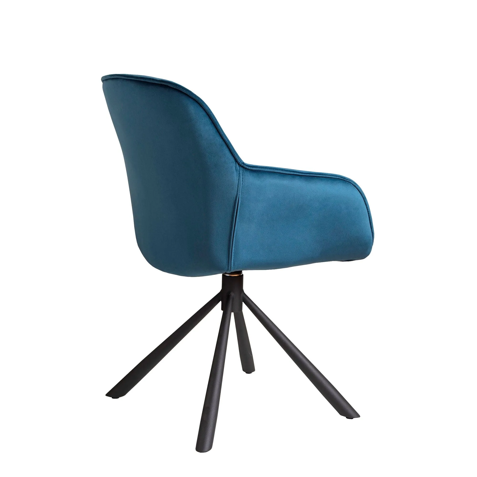 Ergen - Swivel Dining Chair In Velvet