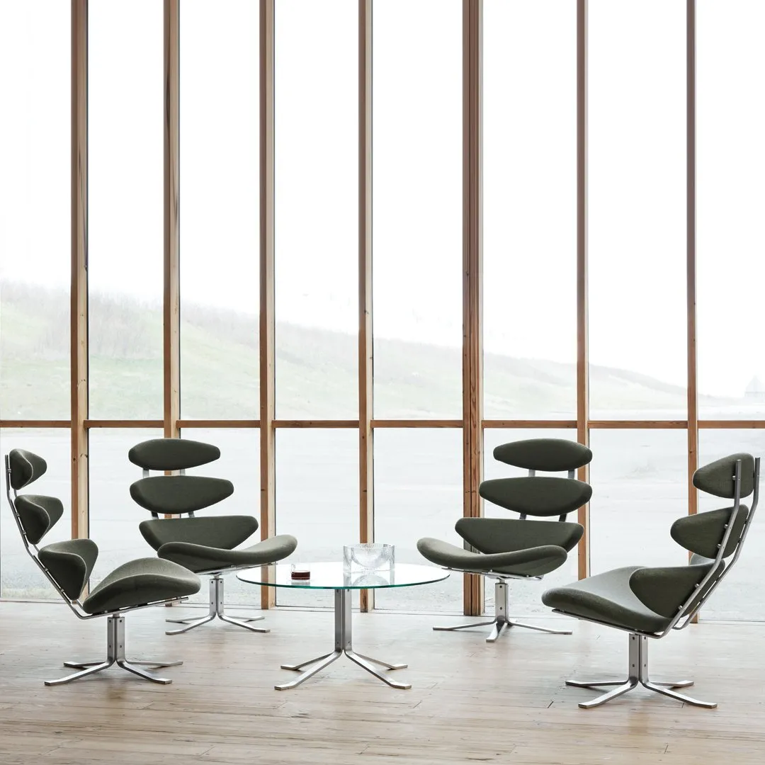 Erik Jørgensen Corona Swivel Lounge Chair