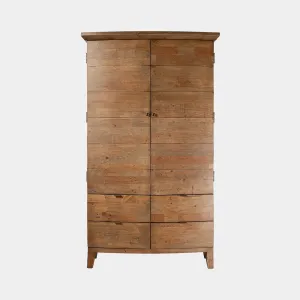 Fairmont - 2 Door 4 Drawer Double Wardrobe In Sundried Wheat Finish