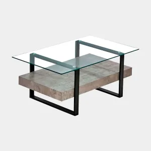 Faraday - Coffee Table In Concrete Effect Finish