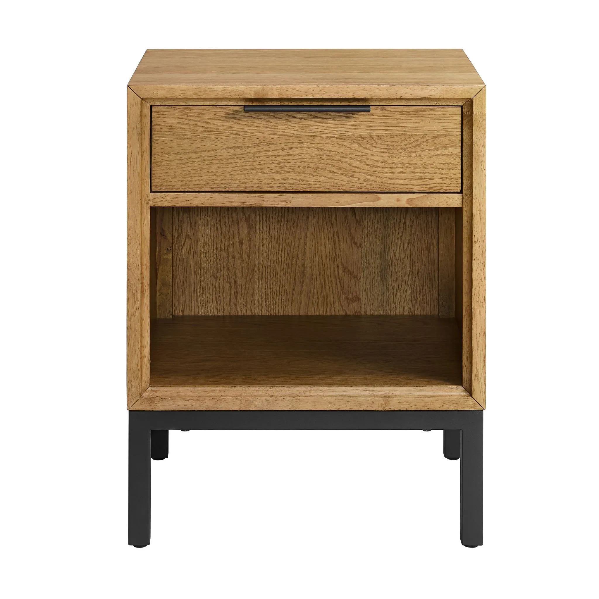 Feeling Connected - Newport 6 - Piece Queen Bedroom Package - Oak and Black