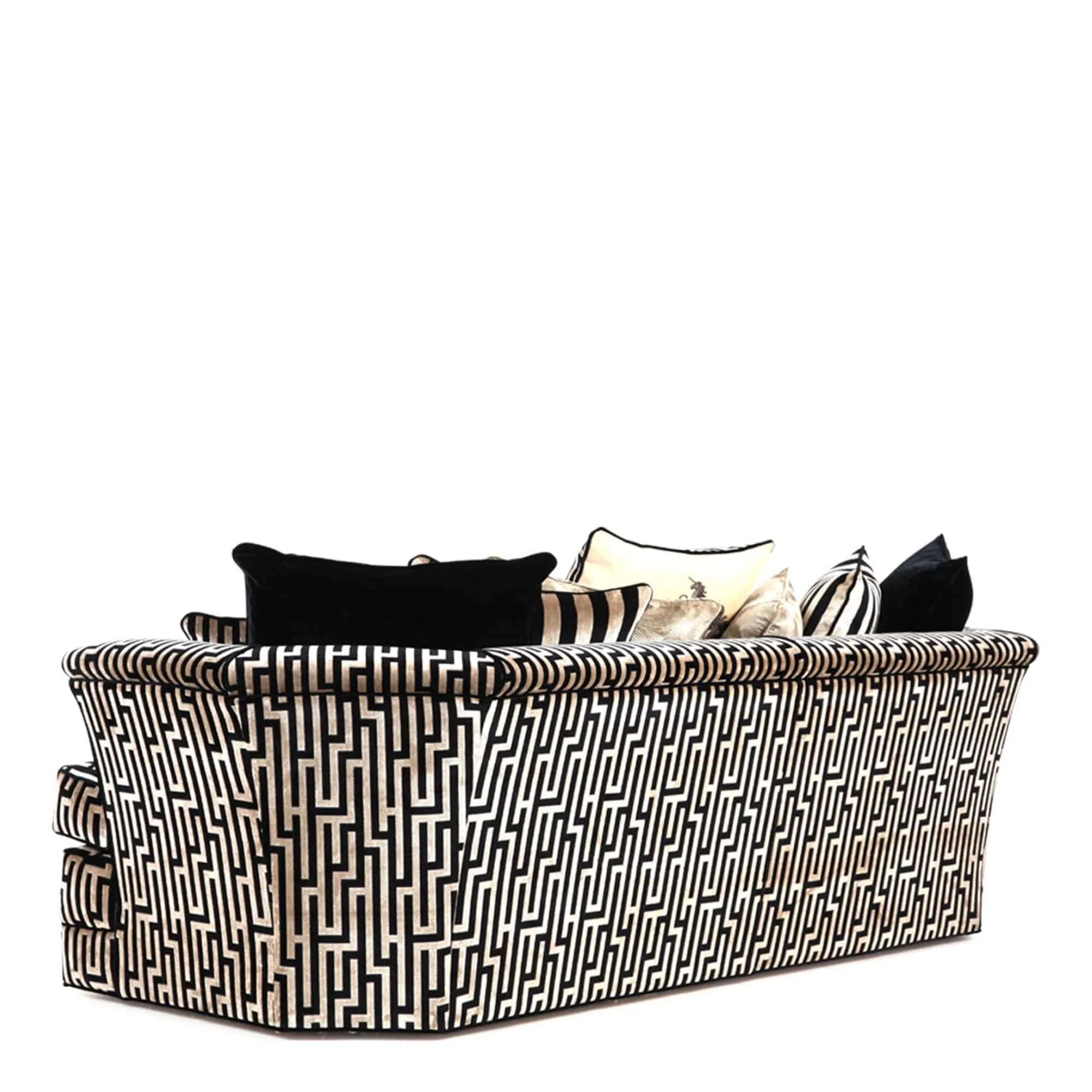 Fitzrovia - 3.5 Seat Hexagonal Back Sofa In Fabric