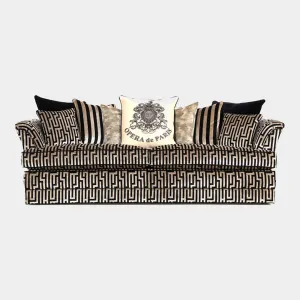 Fitzrovia - 3.5 Seat Hexagonal Back Sofa In Fabric