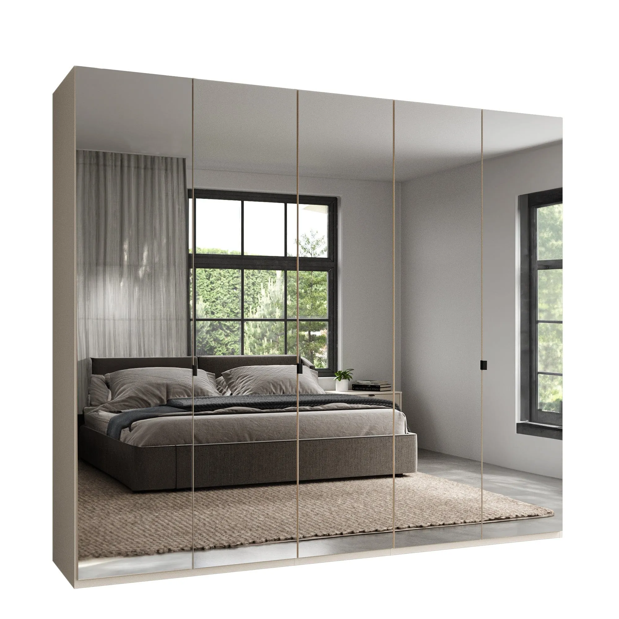 Florida - Mirrored Wardrobe