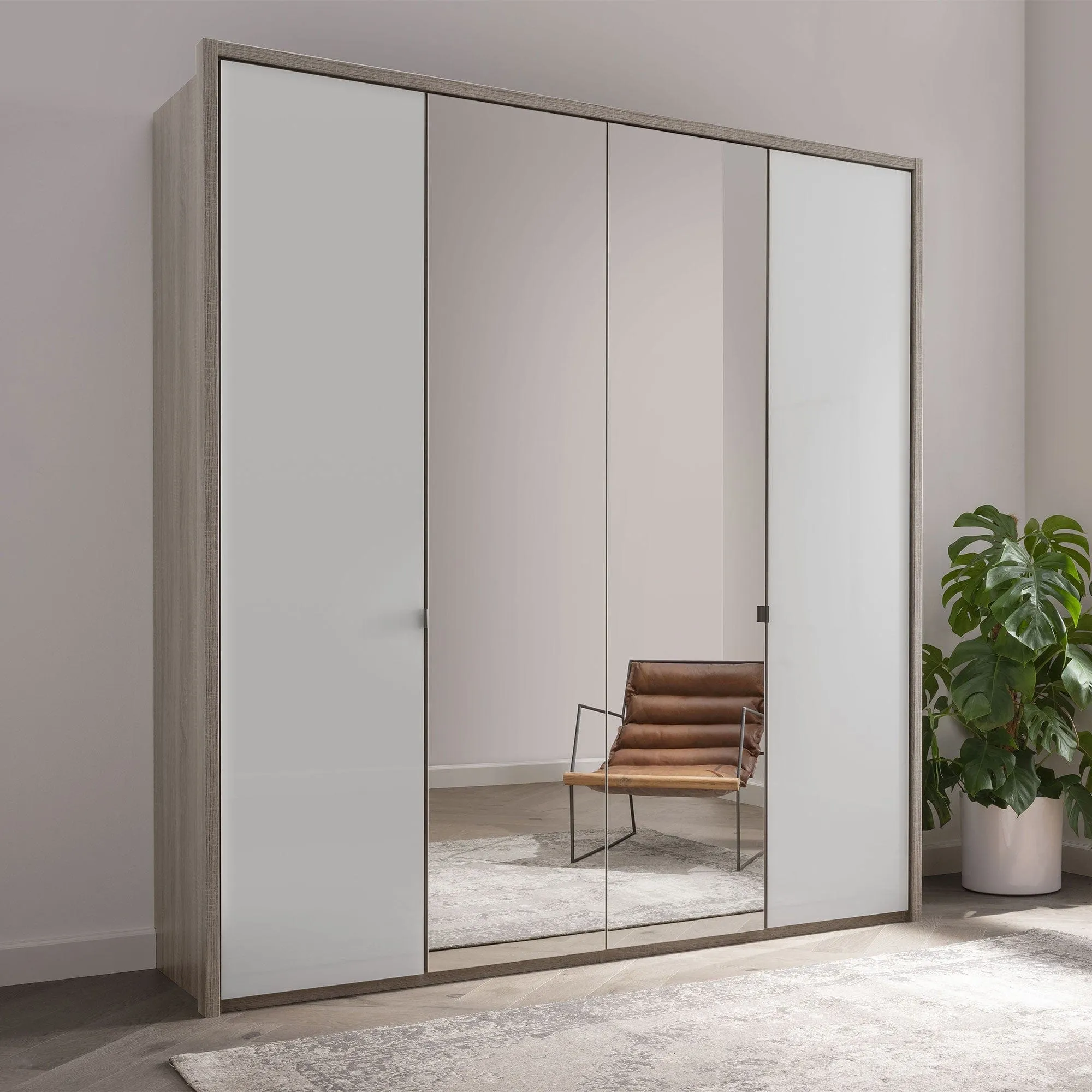 Florida - Mirrored Wardrobe