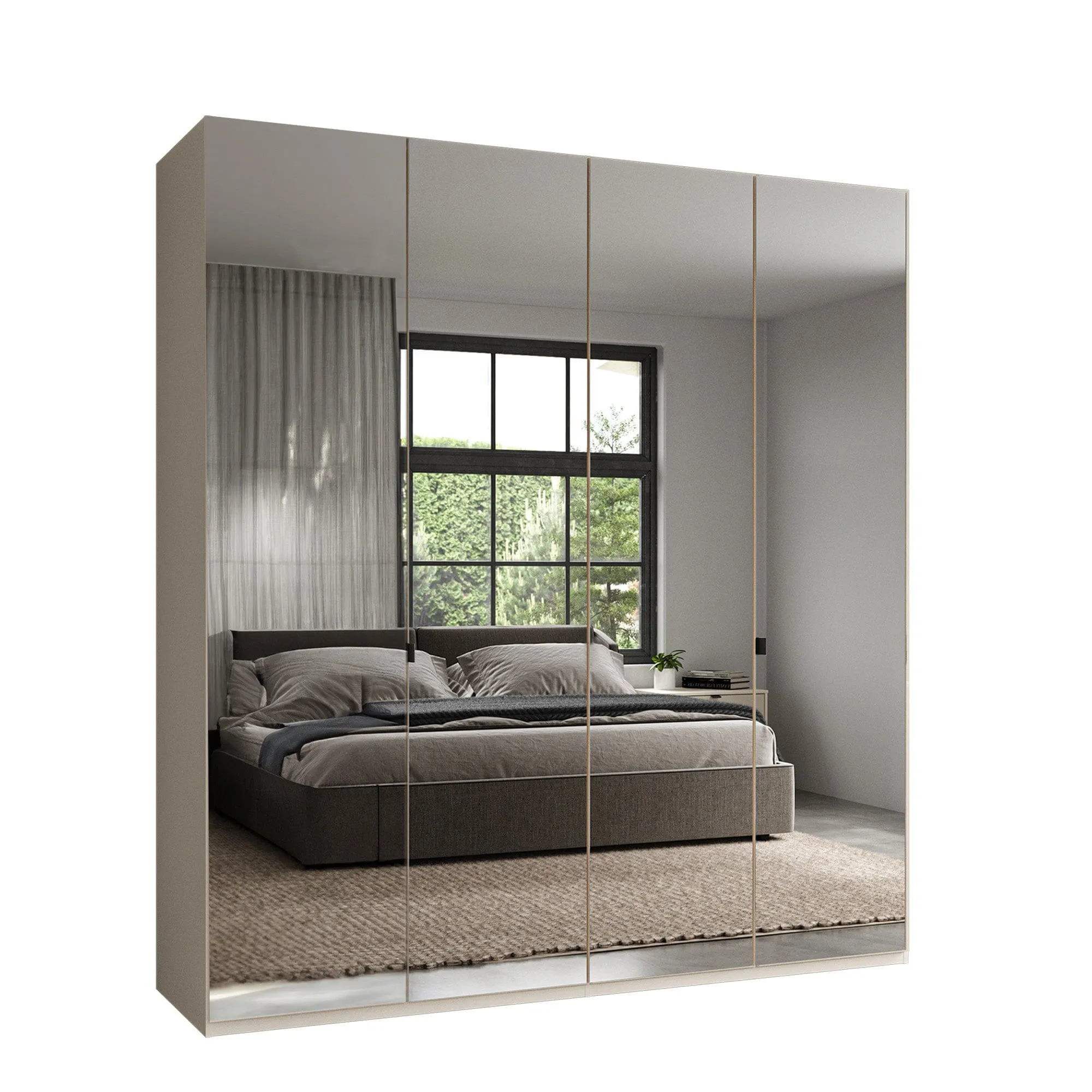 Florida - Mirrored Wardrobe