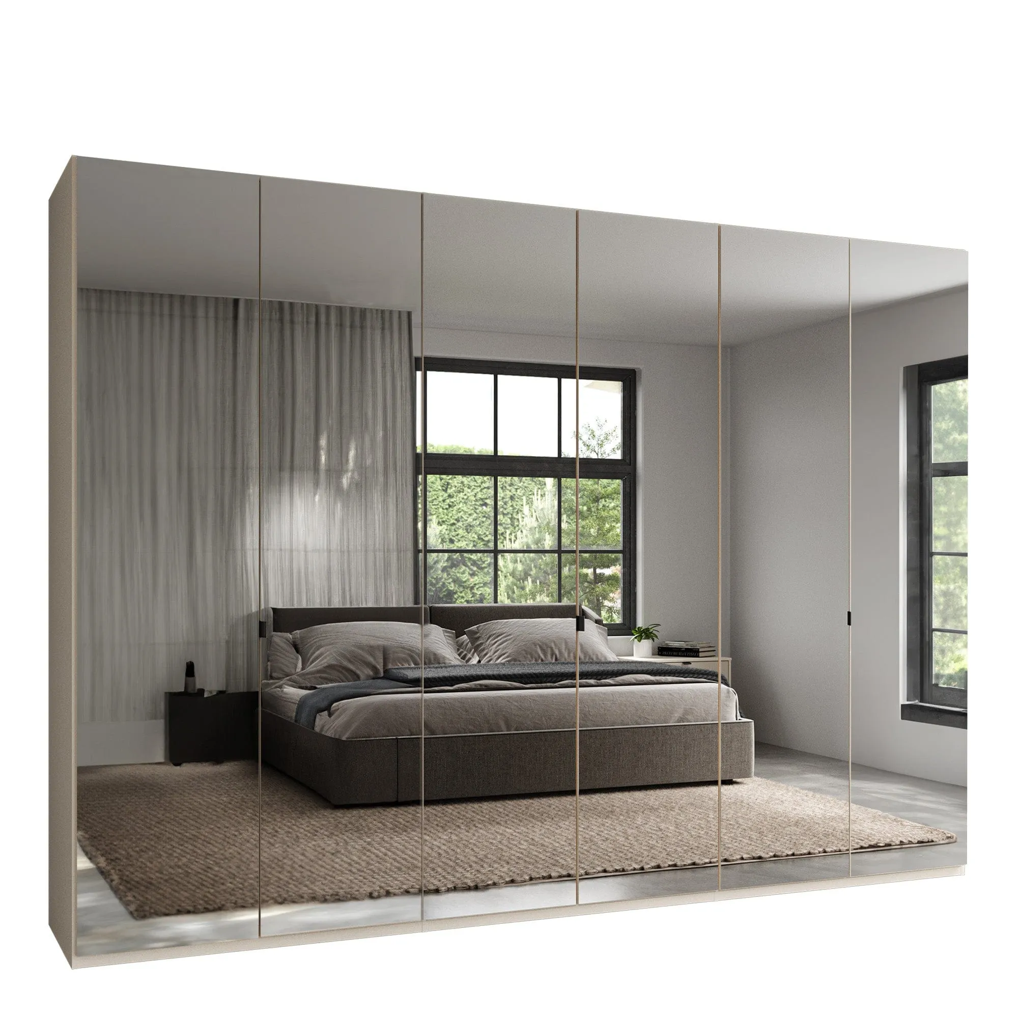 Florida - Mirrored Wardrobe