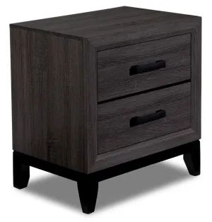 Fog Night Table - Grey, Black