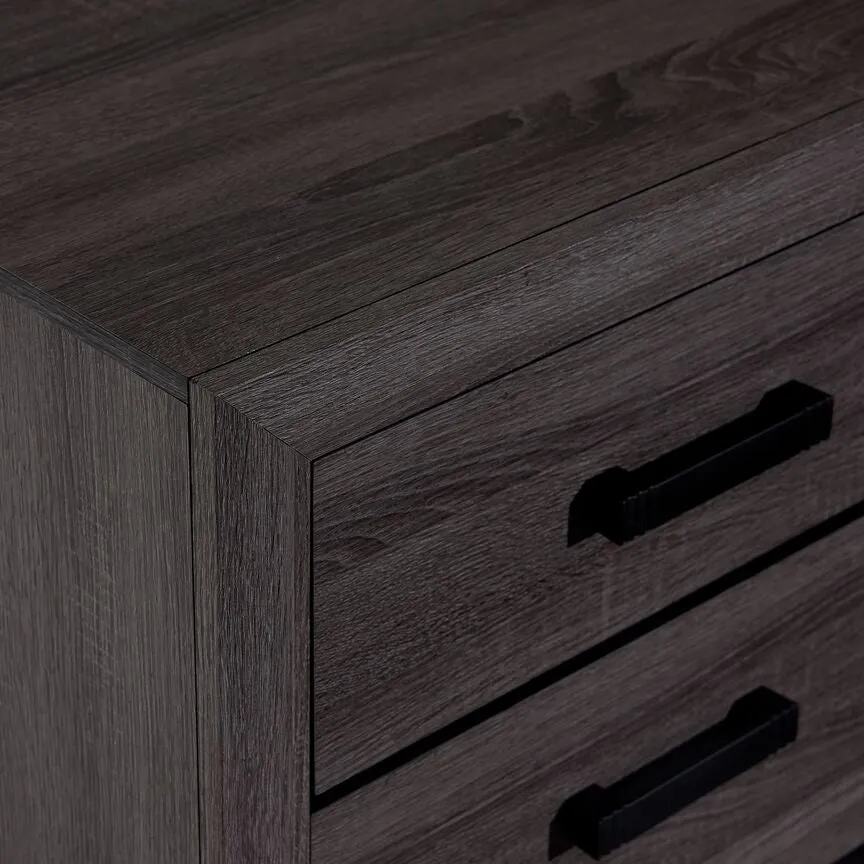 Fog Night Table - Grey, Black