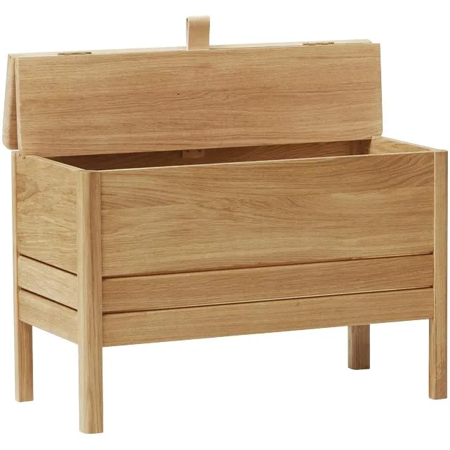 Form & Refine A Line Storagebench 68 Cm. Oak
