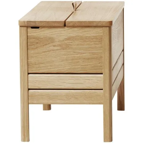 Form & Refine A Line Storagebench 68 Cm. Oak