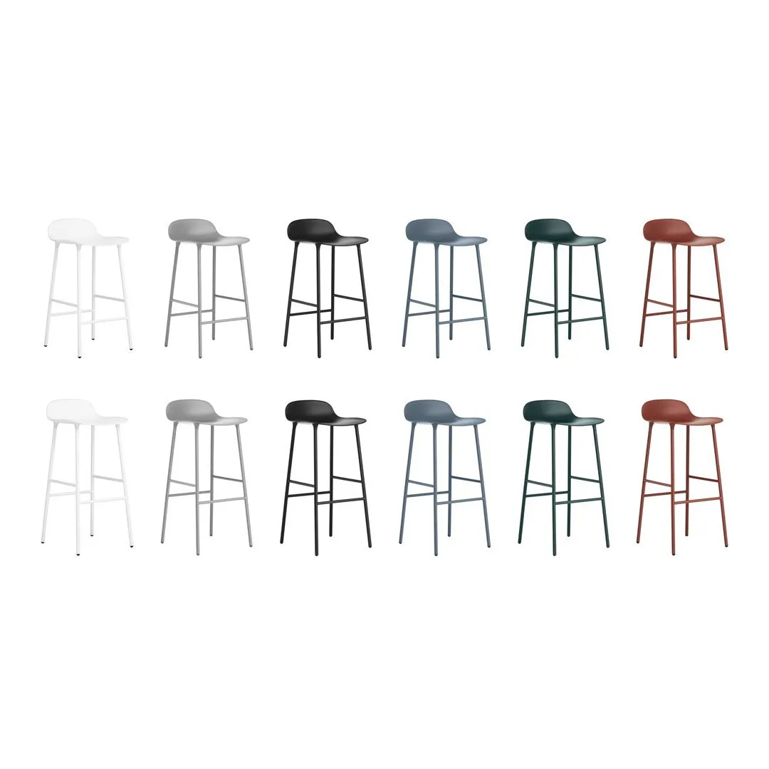 Form Counter Stool - Metal Legs