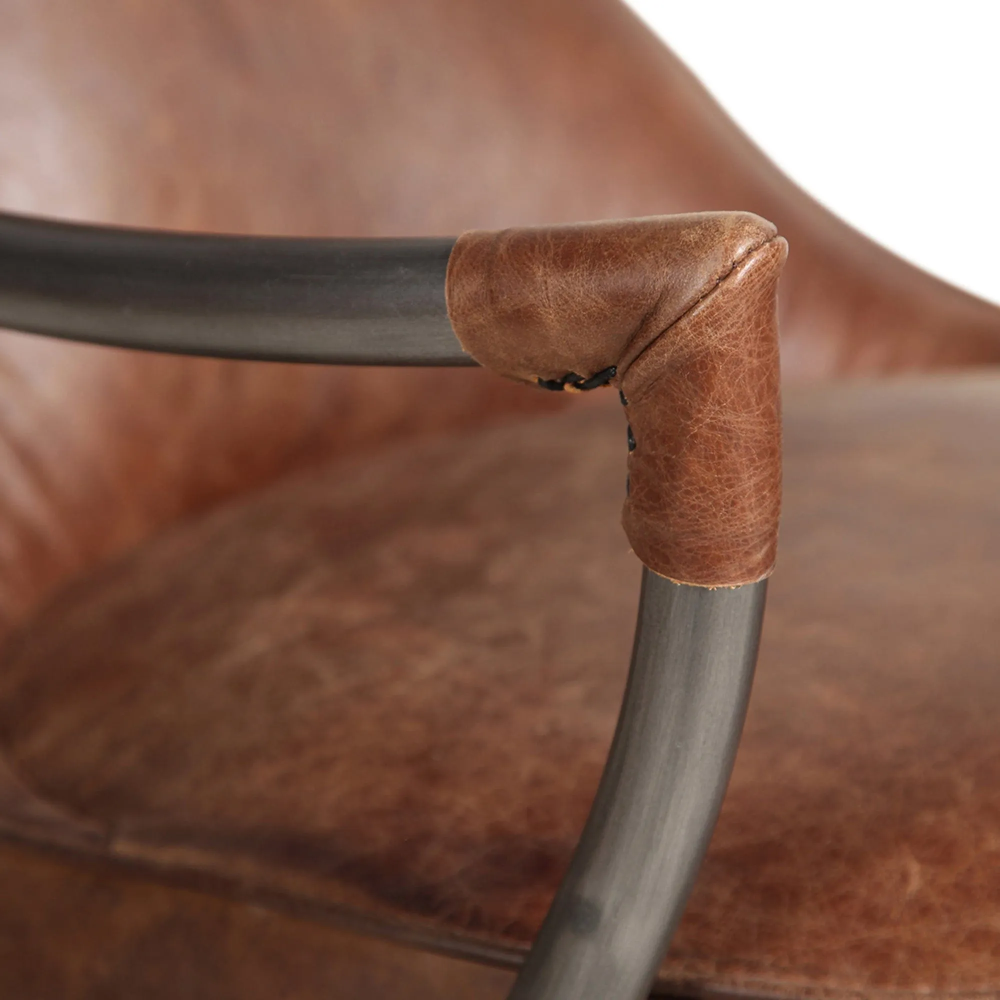 Fort - Retro Chair In Leather
