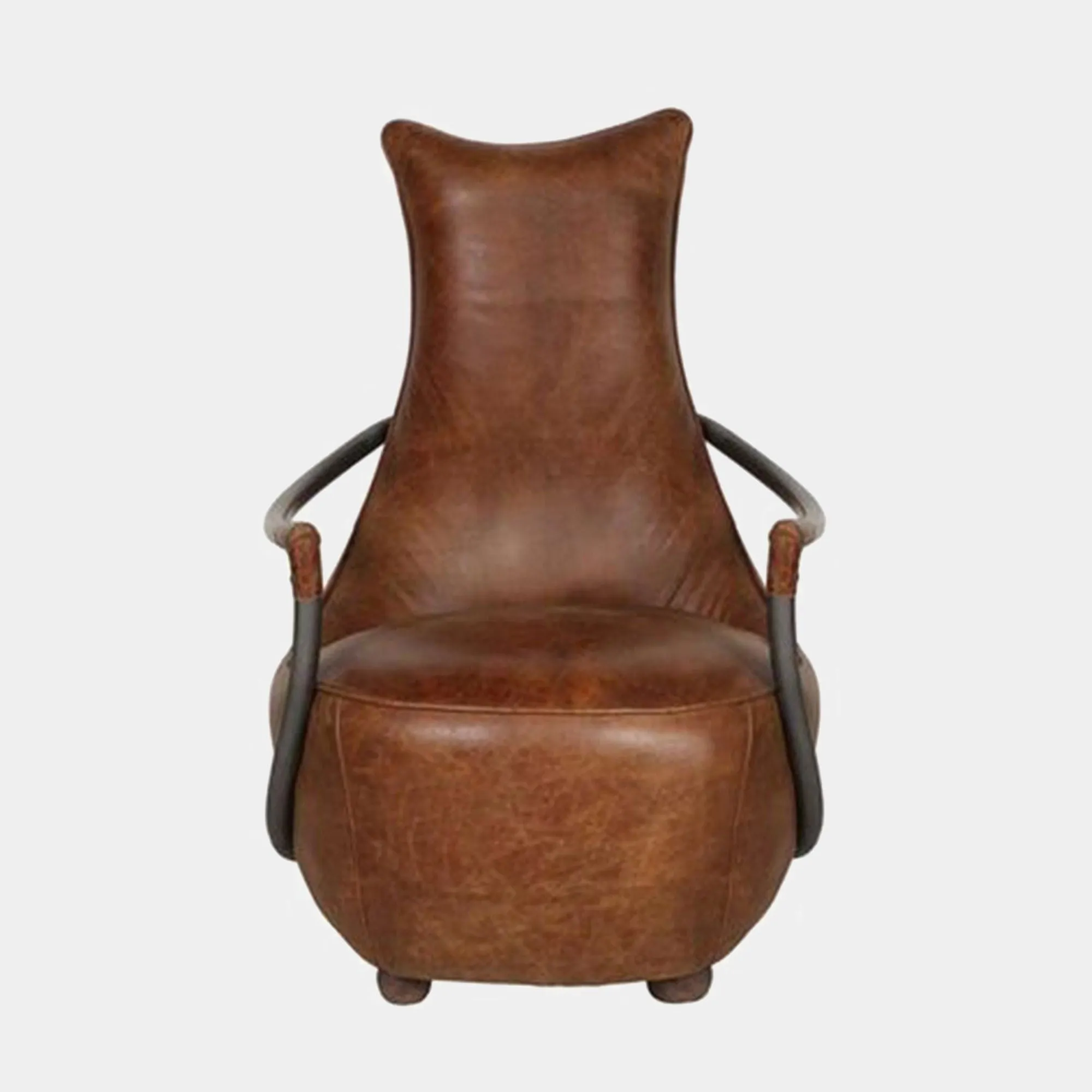 Fort - Retro Chair In Leather