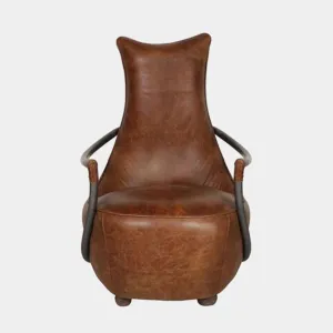 Fort - Retro Chair In Leather