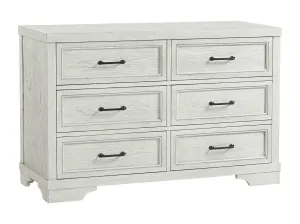 Foundry 6-DrawerDresser and Changer Top Package - White  Dove