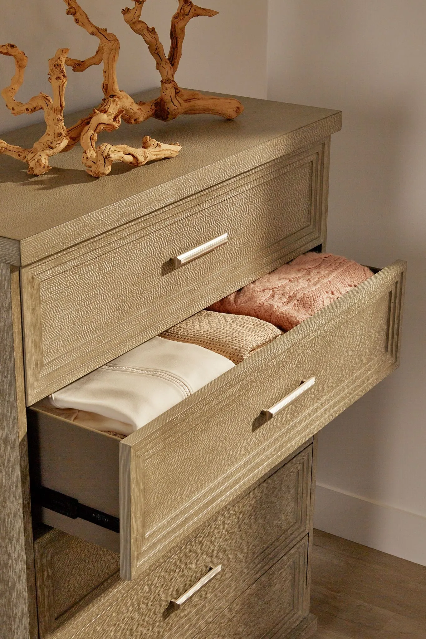 Fresh Perspective Cascade 5-Drawer Chest - Dovetail Grey