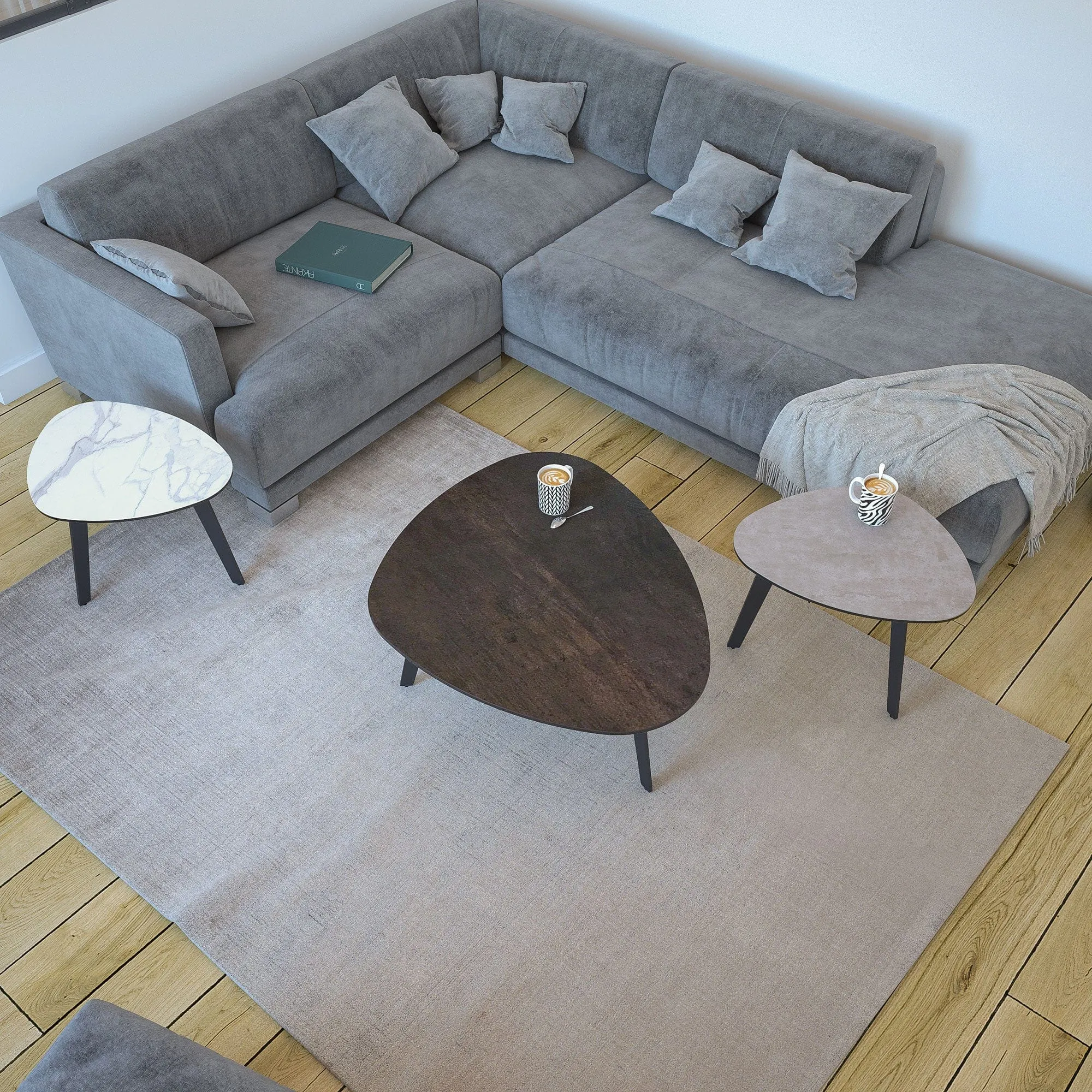 Freya - Coffee Table In Ceramic