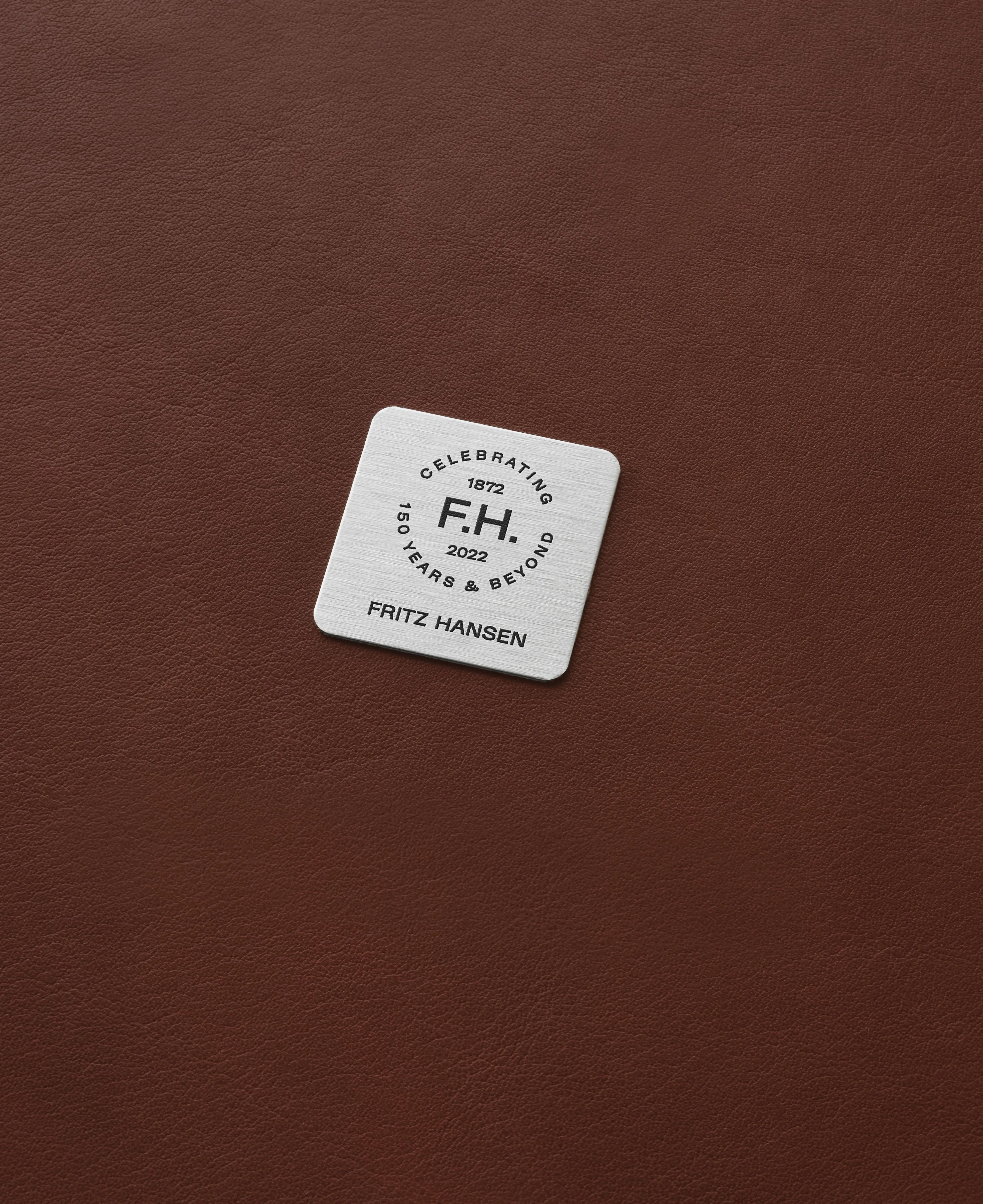 Fritz Hansen Series 7™ Chair, Front Upholstery With Grace Chestnut Leather Anniversary Collection