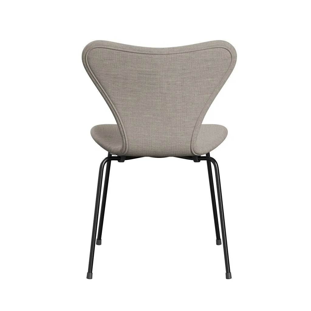 Fritz Hansen Series 7™ Chair Full Upholstery, Black/Canvas Beige